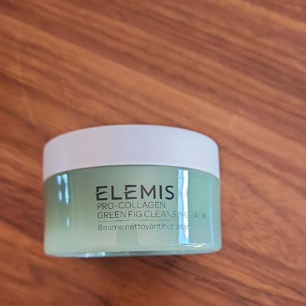 ELEMIS Pro-Collagen Green Fig Cleansing Balm — Green & White